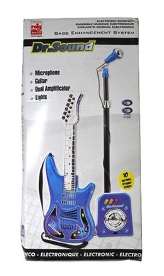 Reig 843 - Sound Gitarre, Mikrofon und Verstärker-Set Spielzeug Gitarre * A