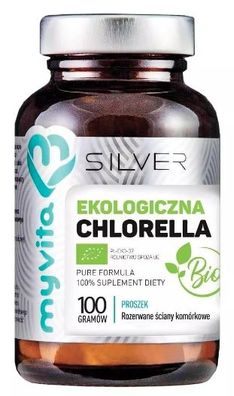 MyVita Silber Chlorella BIO Pulver 100g - Nährstoffreich