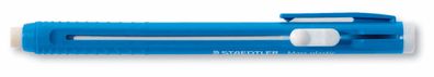 2x Staedtler Mars plastic Radierminenhalter für Bleistifte, blau 528 50