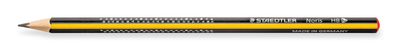 6x Staedtler Bleistift Noris® 183 HB, gelb-schwarz gestreift Dreikantformat