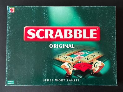 Scrabble Original Jedes Wort zählt Mattel Spiele Brettspiel Wortspiel Kult