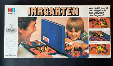 Irrgarten | MB Spiele 1977, Labyrinth, 2 Spieler, ab 8 Jahre, Vintage, Retro