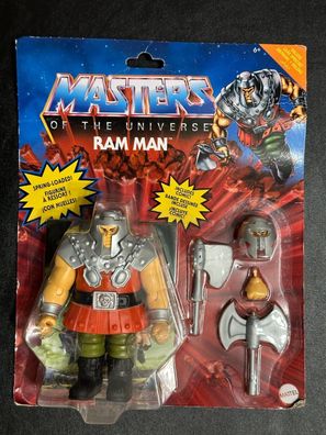 MotU Masters of the Universe Origins 14 cm Deluxe Figur mit Zubehör: Ram Man