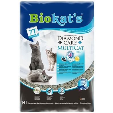 Biokats Diamond Care MultiCat fresh - 14 L (2,14/ L)
