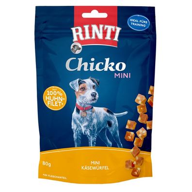 Rinti Chicko Mini Käsewürfel Huhn 12 x 80g (41,56€/ kg)