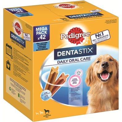 Pedigree Denta Stix Daily Oral Care MP große Hunde 42 St. (0,71€/ Stk.)