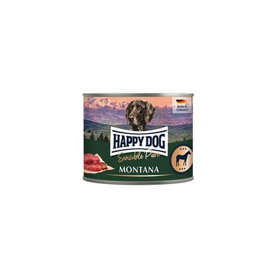 Happy Dog Dose Sensible Pure Montana Pferd 6 x 200g (19,92€/ kg)