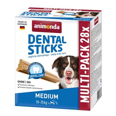 Animonda Dog Snack Dental Sticks Medium 224 Stk. (0,40€/ Stk.) - 8 x 28 Stk.