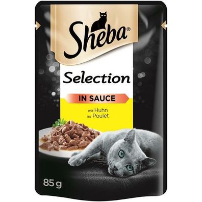 Sheba Portionsbeutel Selection mit Huhn in Sauce 24 x 85g (19,56€/ kg)