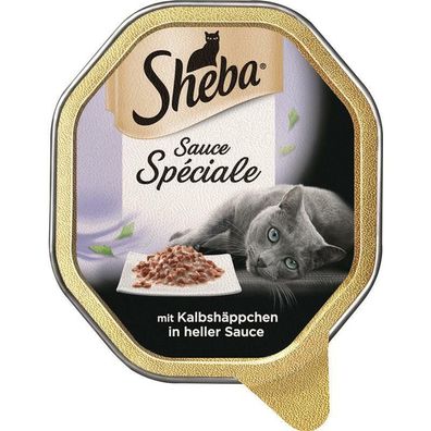 Sheba Schale Speciale mit Kalbshäppchen in heller Sauce 22 x 85g (19,20€/ kg)