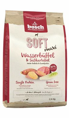 Bosch Soft Maxi Wasserbüffel & Süßkartoffel 2 x 2,5 Kg (11,18€/ kg)