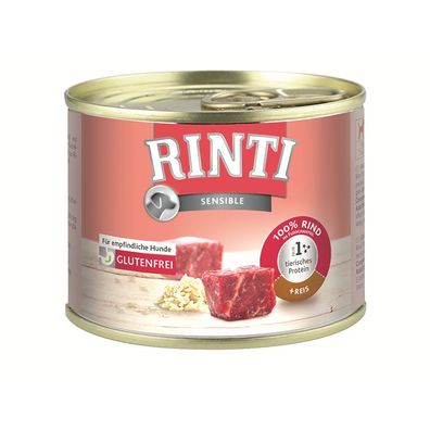 Rinti Dose Sensible Rind & Reis 12 x 185g (13,47€/ kg)