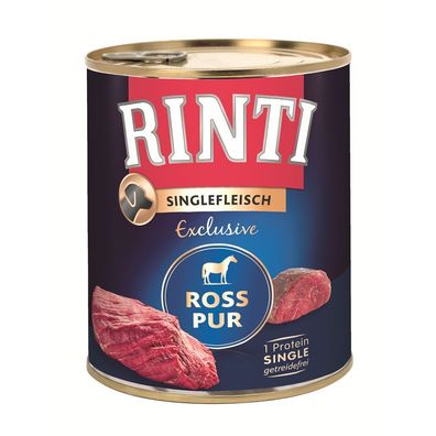 Rinti Dose Singlefleisch Exclusive Ross Pur 6 x 800g (10,40€/ kg)