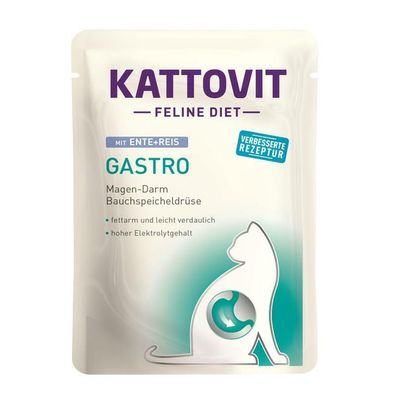 Kattovit Gastro Ente + Reis 24 x 85g (16,62€/ kg)