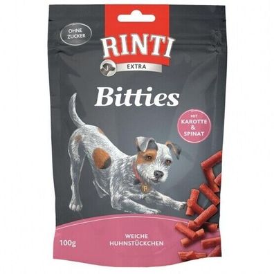 Rinti Extra Bitties Karotte & Spinat 12 x 100g (33,25€/ kg)