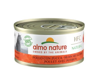 Almo Nature Adult Natural Huhn mit Kürbis 24 x 70g (27,32€/ kg)