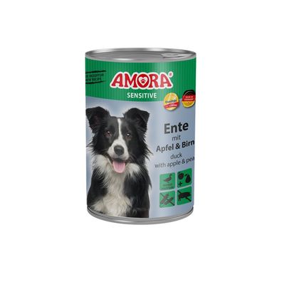 AMORA Dog Dose Sensitive Ente & Apfel & Birne 12 x 400g (7,90€/ kg)