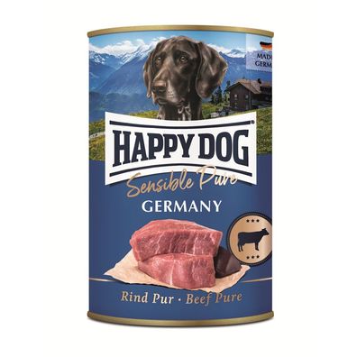 Happy Dog Dose Sensible Pure Germany Rind 12 x 800g (9,36€/ kg)