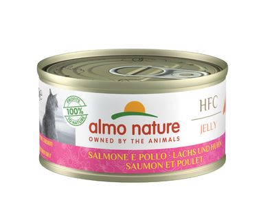 Almo Nature Adult Jelly Lachs & Huhn 24 x 70g (27,32€/ kg)