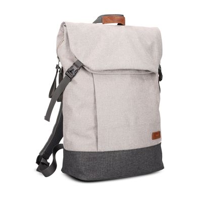 ZWEI Taschen Rucksack BE350-z Nylon-Kunstleder