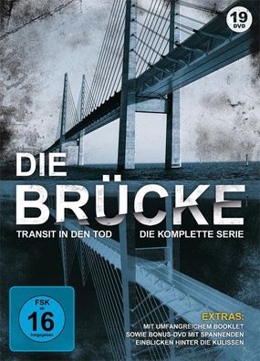 Brücke, Die - Transit In Den Tod (DVD) Kompl. Box Die Komplette Serie, 19 Disc - Ede