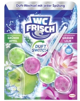 WC Frisch Apfel & Wasserlilie - Hygienische WC-Duft Suspension 50g