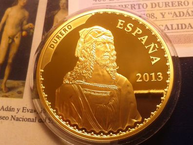 Original 400 euro 2013 PP Spanien Albrecht Dürer Museumsschätze 27g 999er Gold