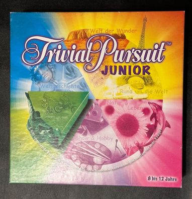 Trivial Pursuit Junior Edition vollständig Top Zustand von Parker ab 8 Jahren