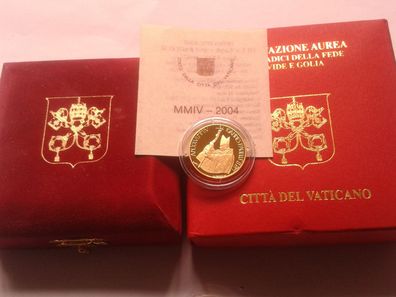 Original 20 euro 2004 PP Vatikan Papst Johannes Paul II. David und Goliath 6g Gold