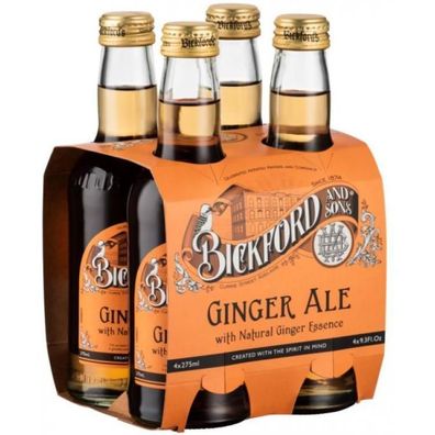 Bickford's Ginger Ale - Australian Import 4x275 ml