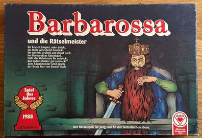 Barbarossa und die Rätselmeister - Brettspiel ASS Spiel d. Jahres 88 neue Knete