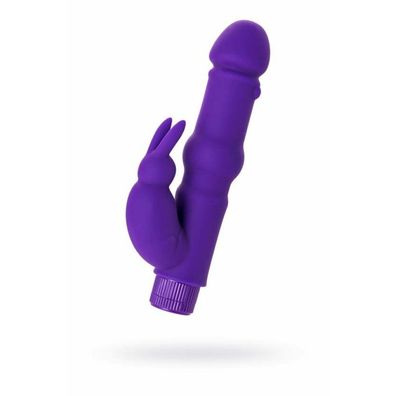 A-TOYS, Vibrator mit Klitoris-Stimulation, Silikon, Lila, 18 cm