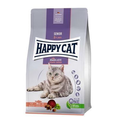 Happy Cat Senior Atlantik Lachs 1,3 kg (18,38€/ kg)