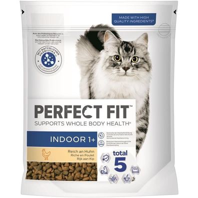 Perfect Fit Cat Adult 1+ Indoor mit Huhn 750g (19,87€/ kg)