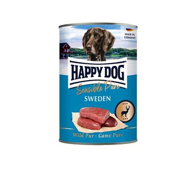 Happy Dog Dose Sensible Pure Sweden Wild 6 x 400g (13,29€/ kg)
