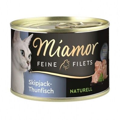 Miamor Dose Feine Filets Naturelle Skipjack-Thunfisch 24 x 156 g (18,67€/ kg)