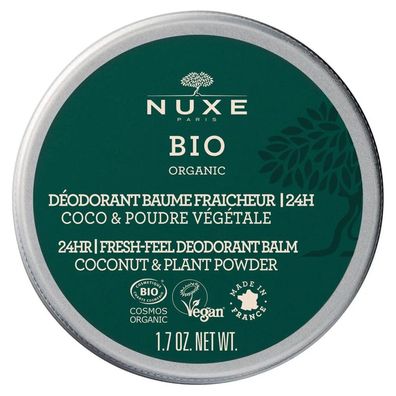 Nuxe Bio Organic 24H Fresh-Feel Deodorant Balm