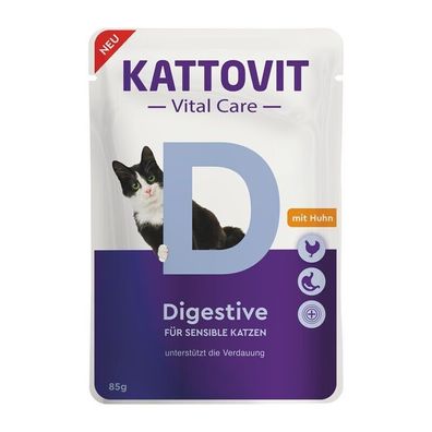 Kattovit Vital Care Digestive 48 x 85g (13,70€/ kg)
