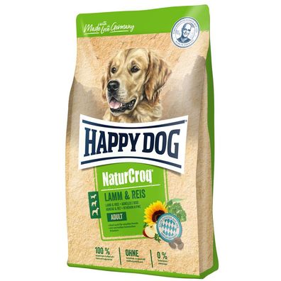 Happy Dog NaturCroq Lamm & Reis 4 x 1 kg (7,48€/ kg)