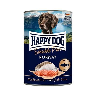 Happy Dog Dose Sensible Pure Norway Seefisch 6 x 400g (13,29€/ kg)