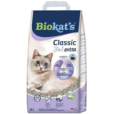 Biokats Classic 3 in 1 extra - Papiersack 14 L (2,14€/ L)