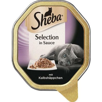 Sheba Schale Selection in Sauce mit Kalbshäppchen 22 x 85g (19,20€/ kg)