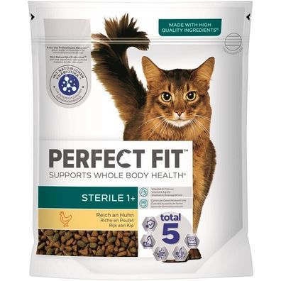 Perfect Fit Cat Adult 1+ Sterile mit Huhn 2 x 750g (14,60€/ kg)