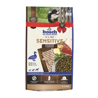 Bosch Sensitive Ente & Kartoffel 3 Kg (11,30€/ kg)
