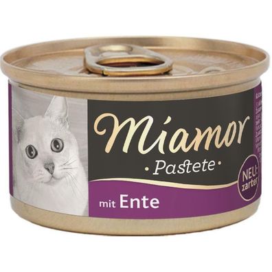 Miamor Dose Pastete Ente 12 x 85 g (21,47€/ kg)