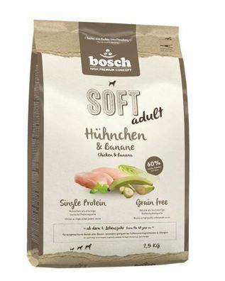 Bosch Soft Hühnchen & Banane 2,5 Kg (13,56€/ kg)