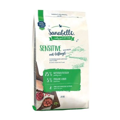 Sanabelle Sensitive Geflügel 2 kg (17,95€/ kg)