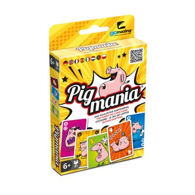 Pigmania Das saulustige Kartenspiel Schweine-Würfeln ab 6 Jahren Reisespiel