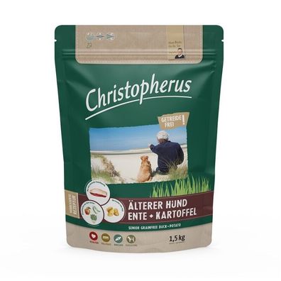 Christopherus Getreidefrei Senior Ente & Kartoffel 1,5 kg (17,27€/ kg)