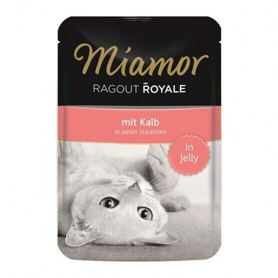 Miamor FB Ragout Royale in Jelly Kalb 22 x 100 g (11,77€/ kg)